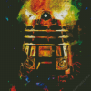 Dalek Abstract Art Diamond Dotz