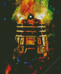 Dalek Abstract Art Diamond Dotz