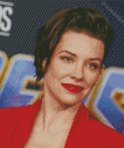 Evangeline lilly in Red Diamond Paintings