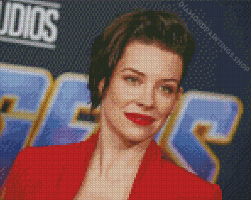 Evangeline lilly in Red Diamond Paintings