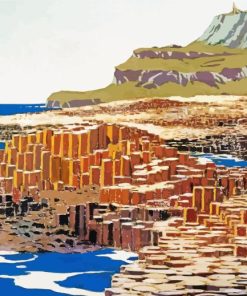 Giants causeway art Diamond Paintings