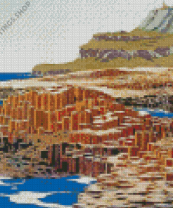 Giants causeway art Diamond Paintings