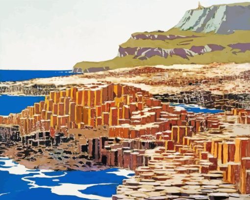 Giants causeway art Diamond Paintings