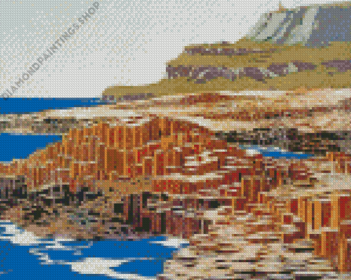 Giants causeway art Diamond Paintings