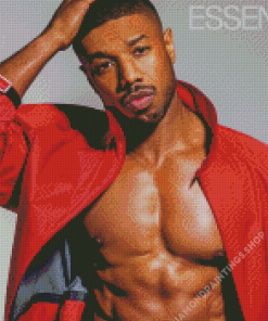 Handsome Michael B Jordan Diamond Paints