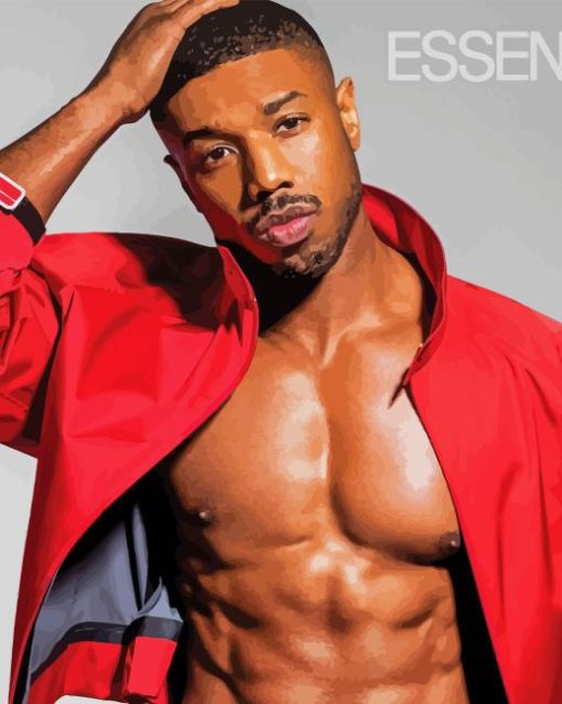 Handsome Michael B Jordan Diamond Paints