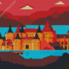 Illustration Riverrun Castle Game Of Thrones Diamond Paints