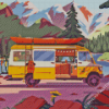 Illustration vanlife Diamond Paints