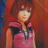 Kairi kingdom hearts Diamond With Numbers