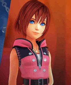 Kairi kingdom hearts Diamond With Numbers