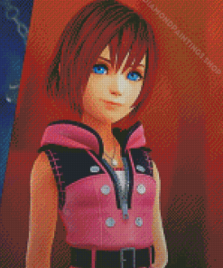 Kairi kingdom hearts Diamond With Numbers