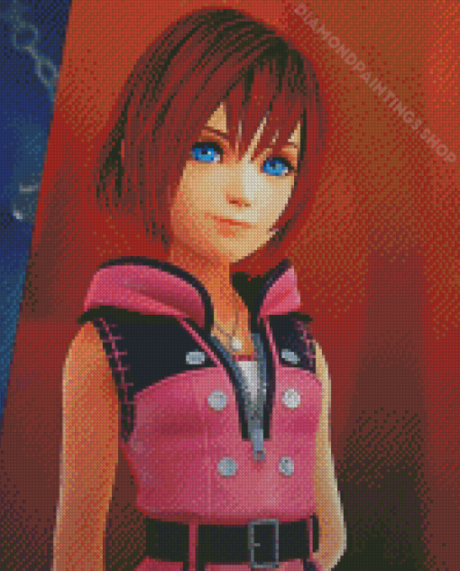 Kairi kingdom hearts Diamond With Numbers