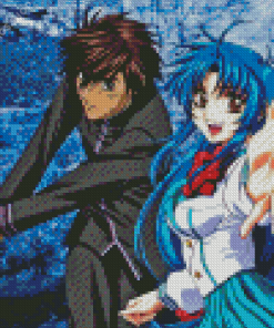 Kaname And Sousuke full metal panic Diamond By Numbers