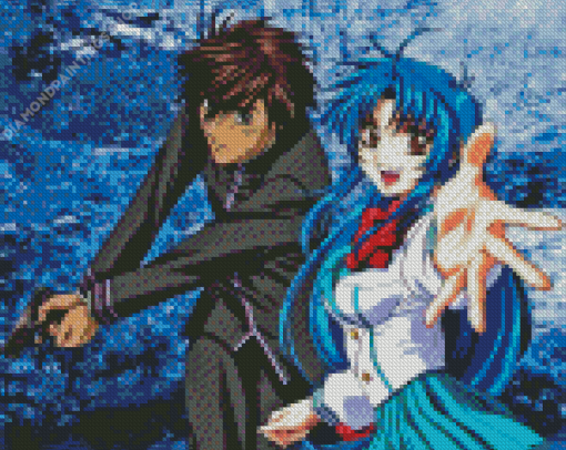 Kaname And Sousuke full metal panic Diamond By Numbers