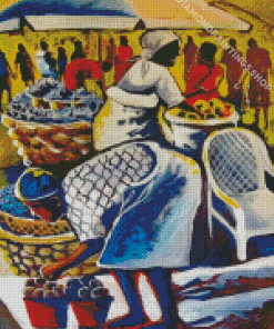 Kenyan market Sellers Art Diamond Paints