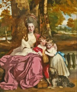 Lady Elizabeth Delmé and Her Children by Joshua Reynolds Diamond Paints