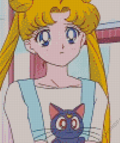 Luna and sailor moon Diamond Paintings