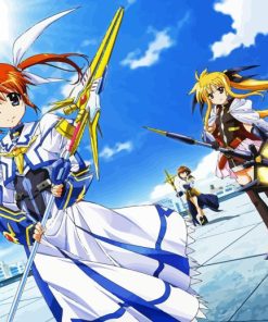 Magical Girl Lyrical Nanoha Diamond Paints