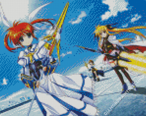 Magical Girl Lyrical Nanoha Diamond Paints