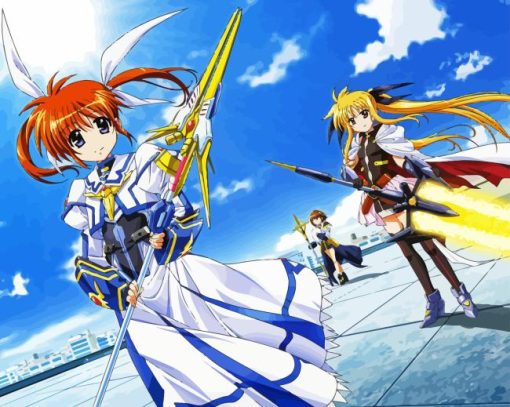 Magical Girl Lyrical Nanoha Diamond Paints