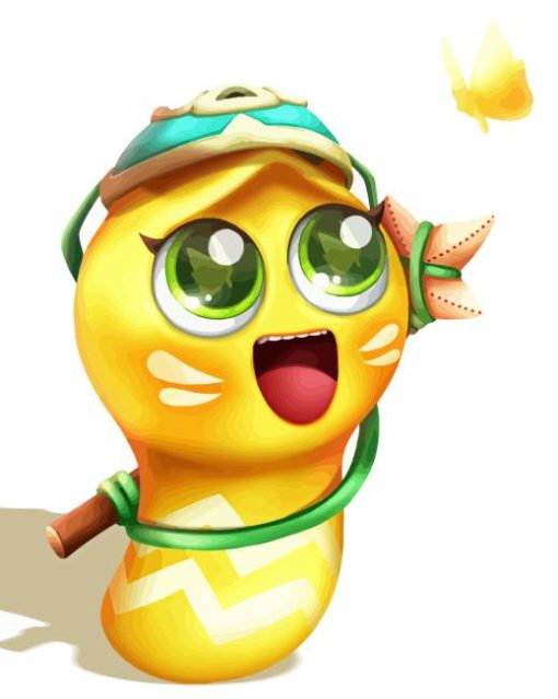 Mango Character From Larva island Diamond Paints