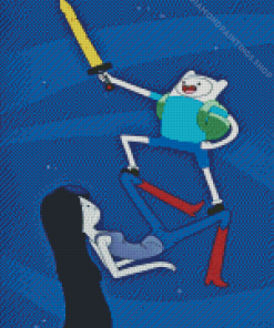 Marceline And Finn Diamond By Numbers