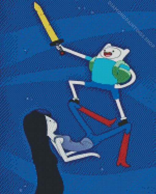 Marceline And Finn Diamond By Numbers