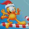 Merry Christmas Garfield the cat Diamond By Numbers