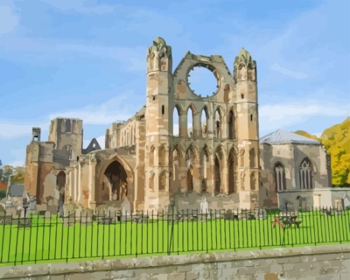 Moray Elgin Cathedral Diamond Paints