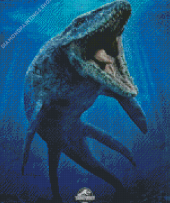 Mosasaurus Reptile Art Diamond Paints