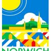 Norwich poster Diamond With Numbers