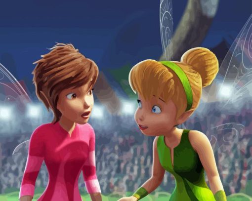 Pixie Hollow Game Diamond With Numbers