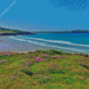 Polzeath Beach Cornwall Diamond By Numbers