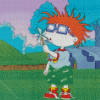 Rugrats Chuckie Finster Character Diamond With Numbers