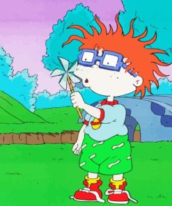 Rugrats Chuckie Finster Character Diamond With Numbers