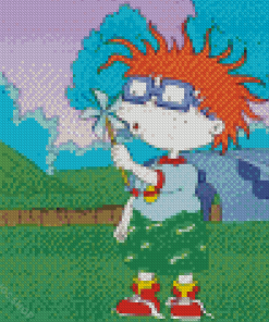 Rugrats Chuckie Finster Character Diamond With Numbers