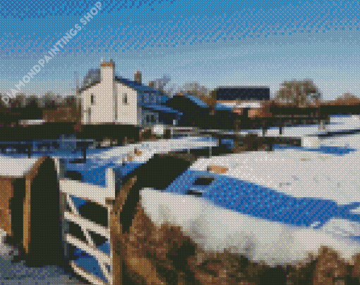 Snowy Macclesfield Town Diamond Paints