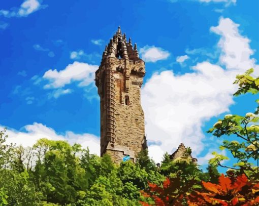 Wallace Monument in scotland Diamond Dotz