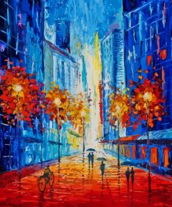 beatiful town to walk by slava ilyayev Diamond Paints