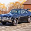 black oldsmobile cutlass Diamond With Numbers