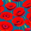 cool Red poppies Diamond Paintings