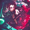 demon slayer tanjiro and Nezuko Diamond Paintings