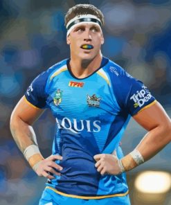 jarrod wallace Gold coast titans Diamond With Numbers