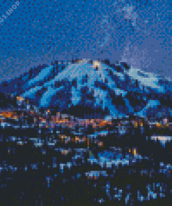 park city utah night Diamond Paints