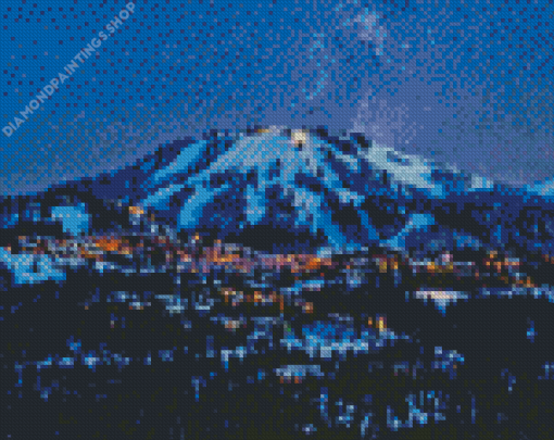 park city utah night Diamond Paints