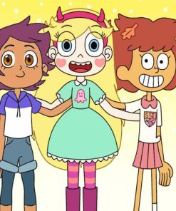 star butterfly characters Diamond With Numbers