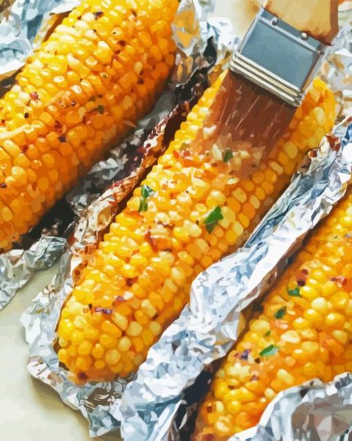 tasty Corn on the cob Diamond Paints