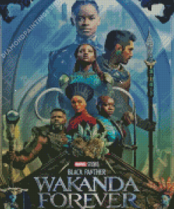 wakanda forever poster Diamond Dotz