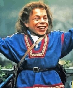 warwick davis in willow movie Diamond With Numbers