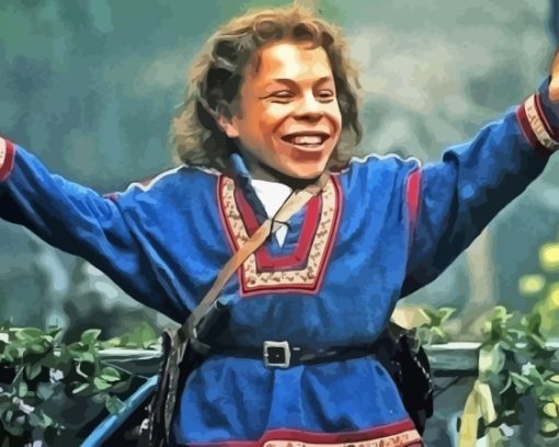 warwick davis in willow movie Diamond With Numbers